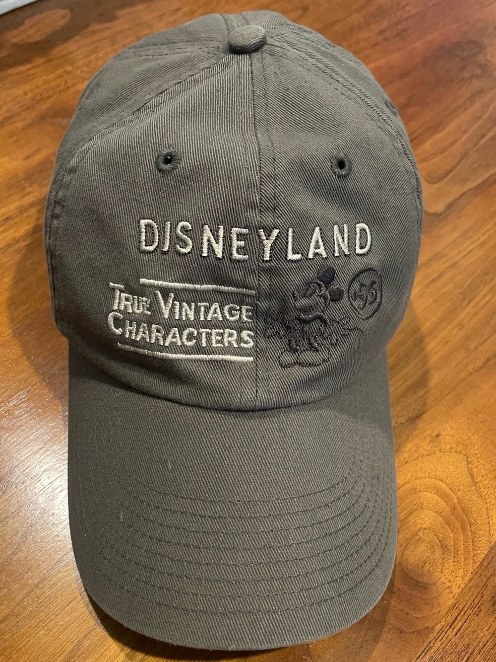 Disney Parks Olive Green Baseball Cap with Brass Accent
